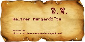 Waltner Margaréta névjegykártya
